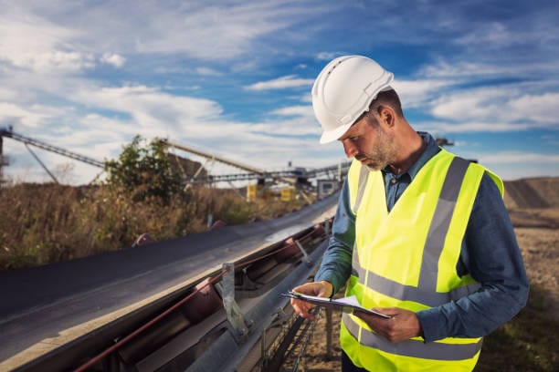 inspection of conveyor belt